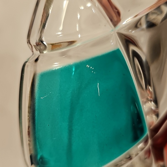 Walther Glas Red + Green Plaid Crystal Plate - Picture 7 of 16